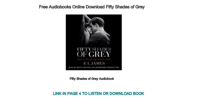 50 Shades Of Grey Audiobook Free Online